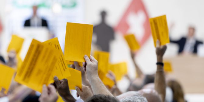 Delegiertenversammlung Abstimmung Wahlkarten