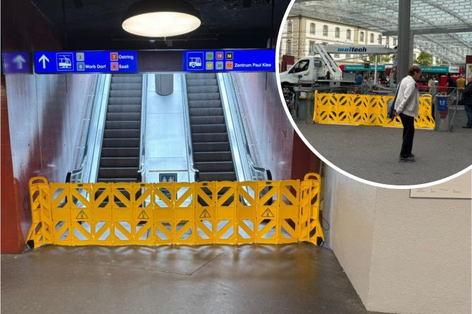 Rolltreppen-Ärger am Bahnhof Bern