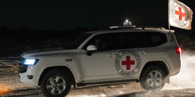 Rotes Kreuz Truck Leiche