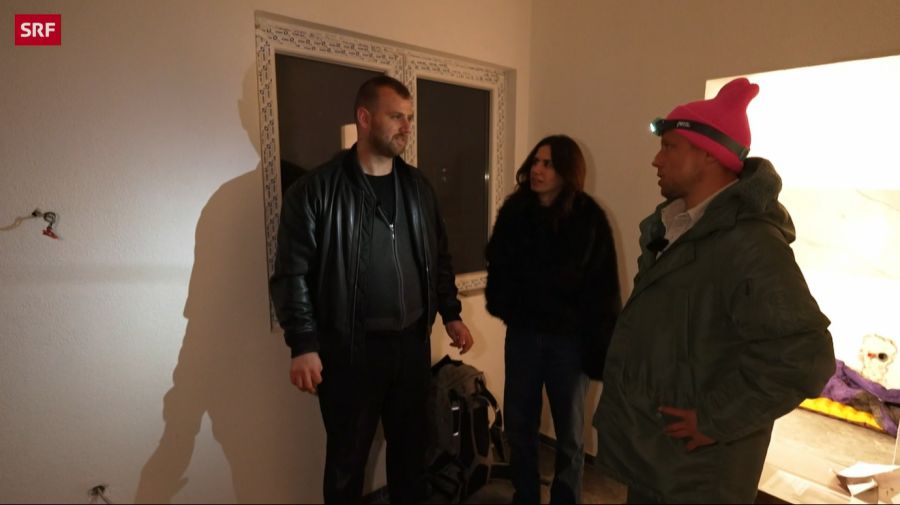 Der SRF-Redaktor muss sich auf eine kalte Nacht einstellen.