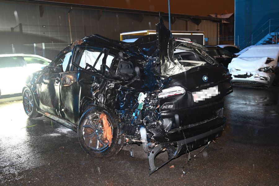 Beim Unfall entstand Sachschaden.