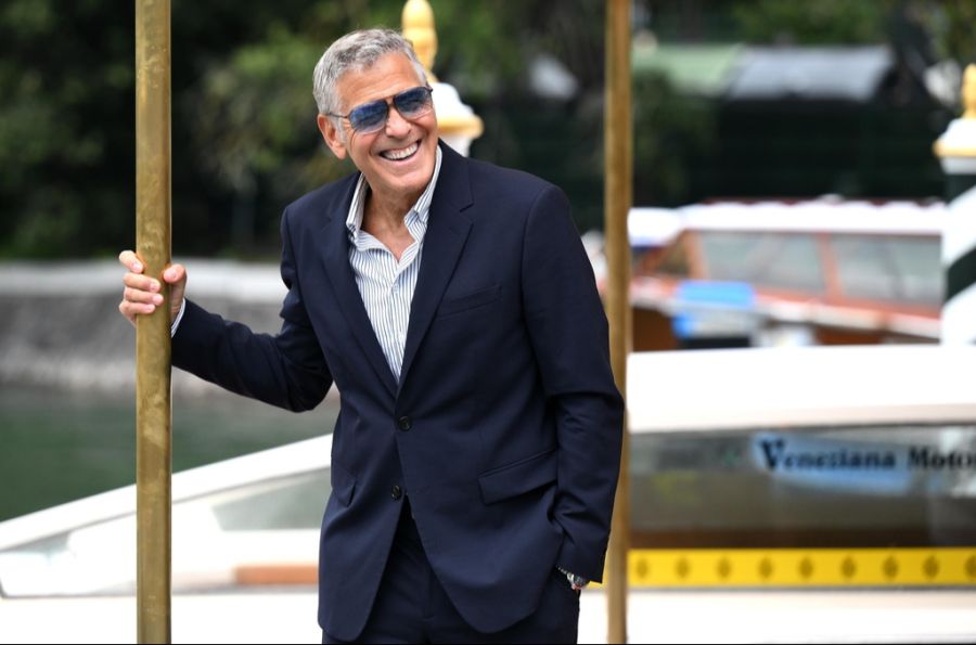 George Clooney ist für die Filmfestspiele in Venedig.