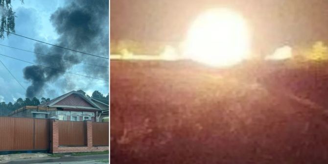 Explosion Russland