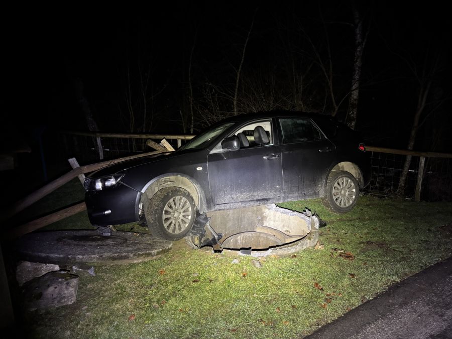 Die Autofahrerin war fahrunfähig unterwegs.