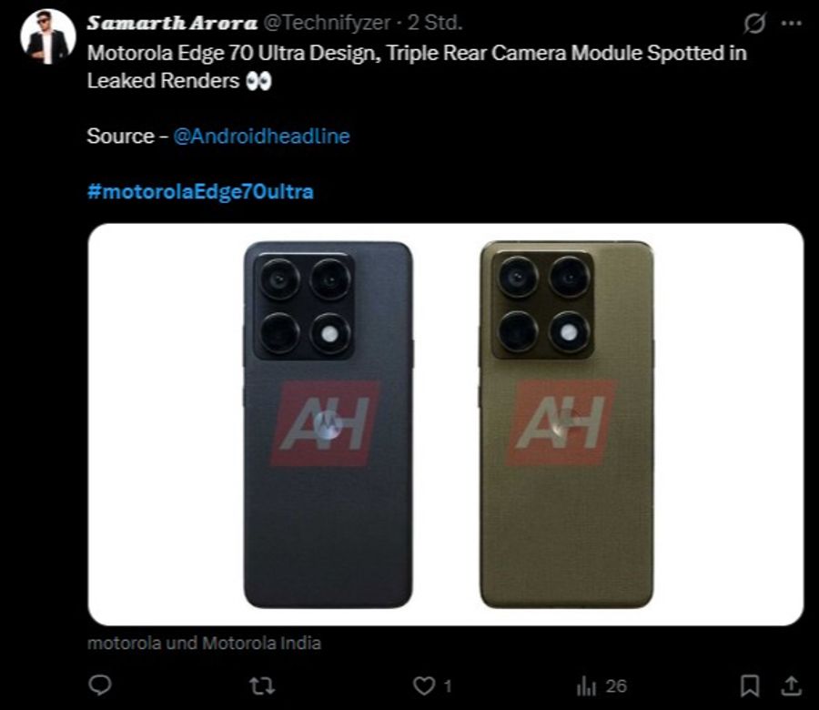 Motorola Edge 70 Ultra