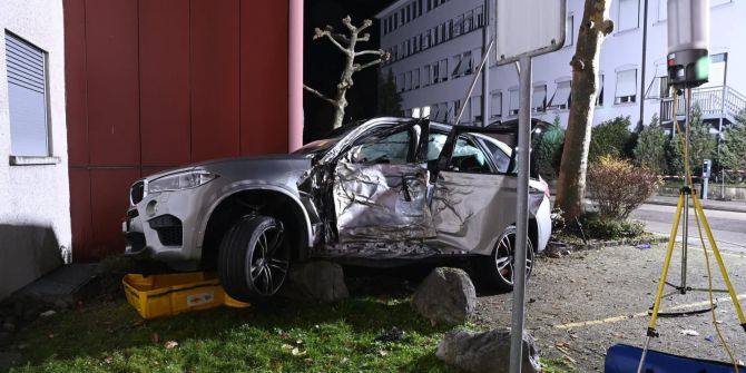 Unfall in Schlieren