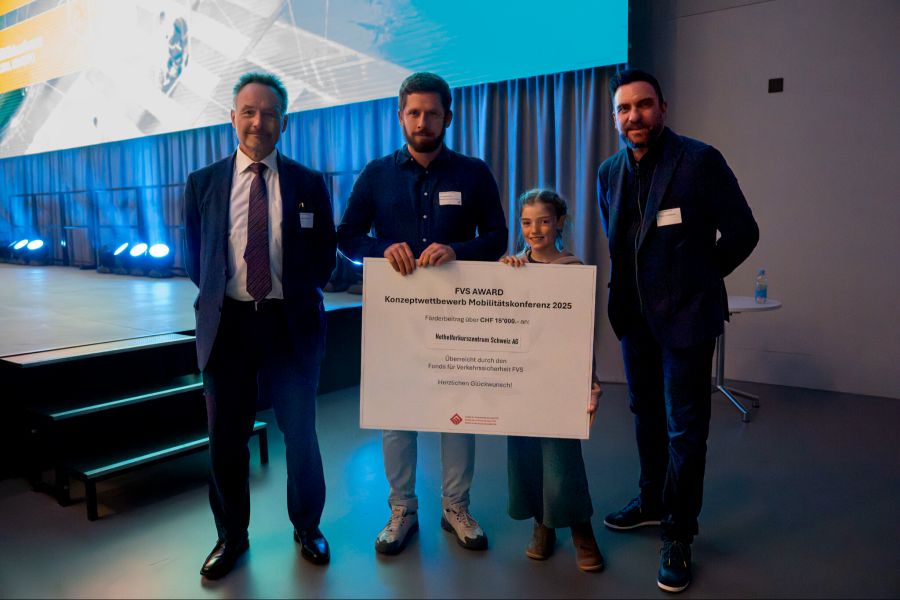 Das Projekt wurde im November mit dem FVS Award des Fonds für Verkehrssicherheit ausgezeichnet.