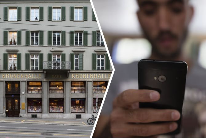 Handy in Kronenhalle