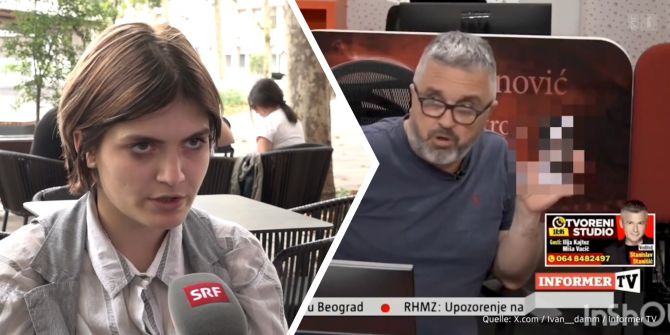 Studentin Staatsfernsehen