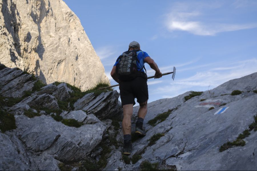 Die Pflege der Schweizer Wanderwege wird immer aufwendiger.
