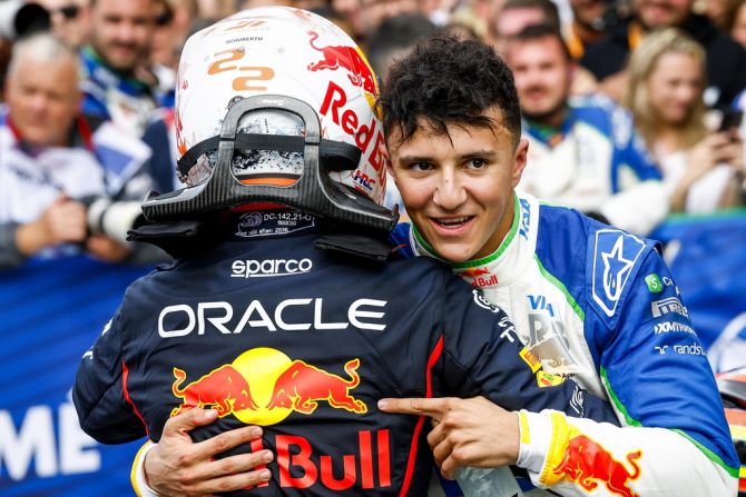 Red Bull Hadjar Verstappen