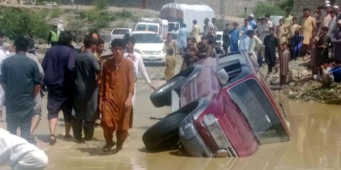 Überflutung Pakistan