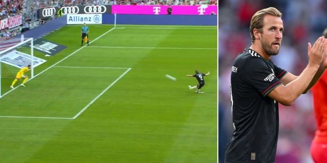 Harry Kane während Elfmeter