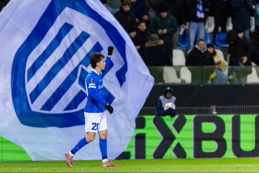 Kurz vor der Pause kassieren die Bebbi ein Traumtor von Konstantinos Karetsas.