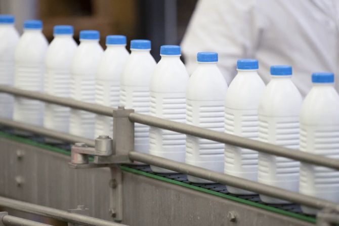 Milch Milchflaschen EU