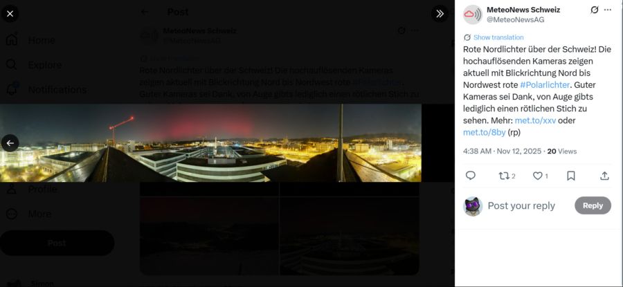 Auslöser für die Farbenpracht am Himmel ist ein Sonnenfleckenmaximum, das die Nordlichter auch in tiefere Breiten bringt.