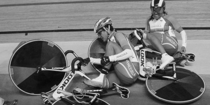 Daniela Larreal (rechts) ist im Alter von 50 Jahren verstorben. Olympia