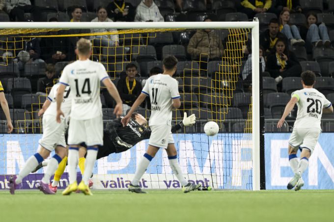 Marvin Keller und YB müssen in der zweiten Halbzeit gegen Luzern den Ausgleich hinnehmen. YB FC Luzern