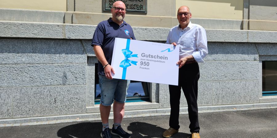 Gutscheinübergabe Thalwil