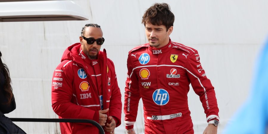 Hamilton Leclerc Ferrari