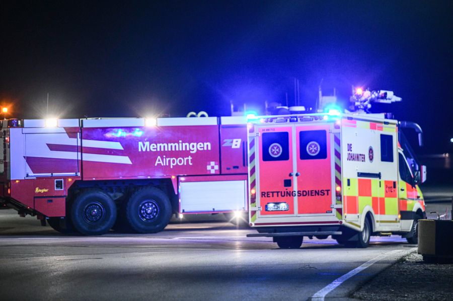 Rettungswagen Notlandung Ryanair