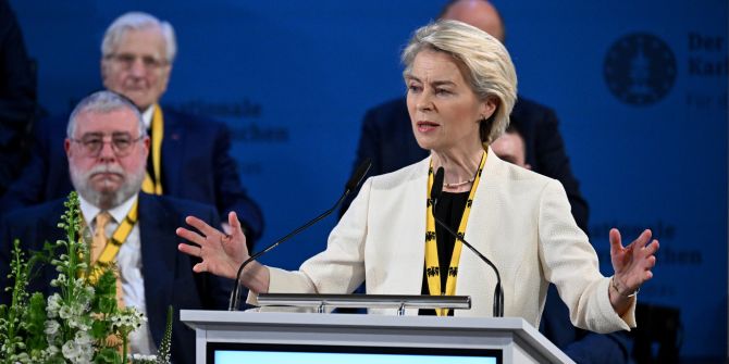 Ursula Von der Leyen, Karlspreis