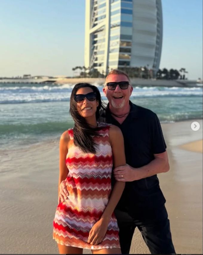 Becker und seine Lilian in Dubai. boris becker