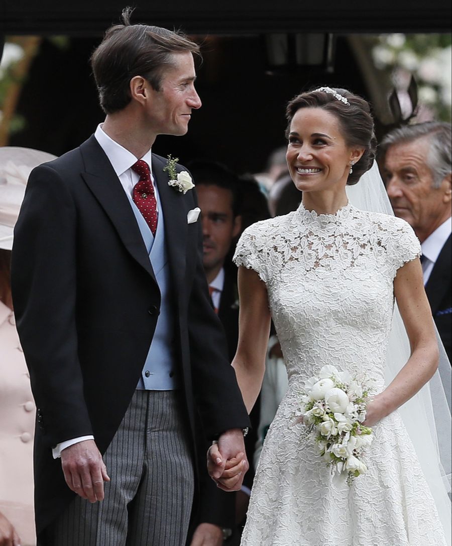 Pippa und James Matthews bei ihrer Hochzeit im Jahr 2017.