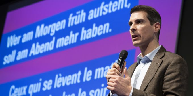 FDP-Präsident Thierry Burkart. Thierry Burkart