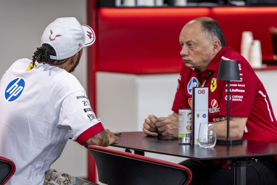 Ferrari Lewis Hamilton Vasseur