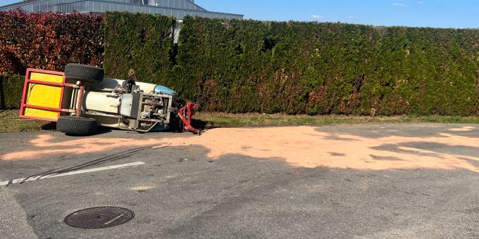Kesswil TG: Mit Traktor verunfallt. Kesswil TG