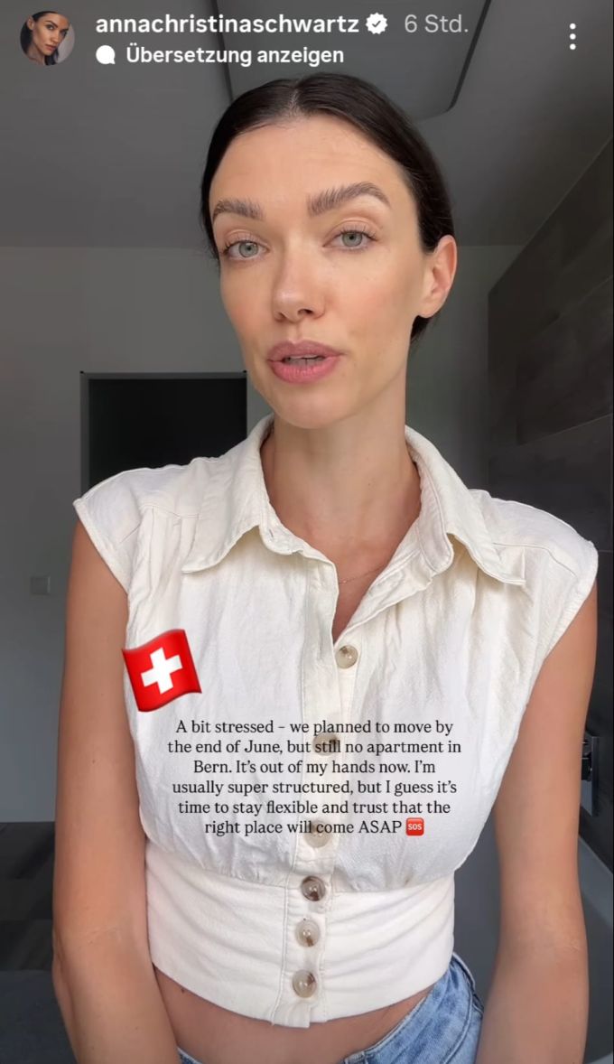 Anna-Christina Lindner, die Ehefrau des neuen Goalies von YB, schlägt Wohnungs-Alarm. heinz lindner YB