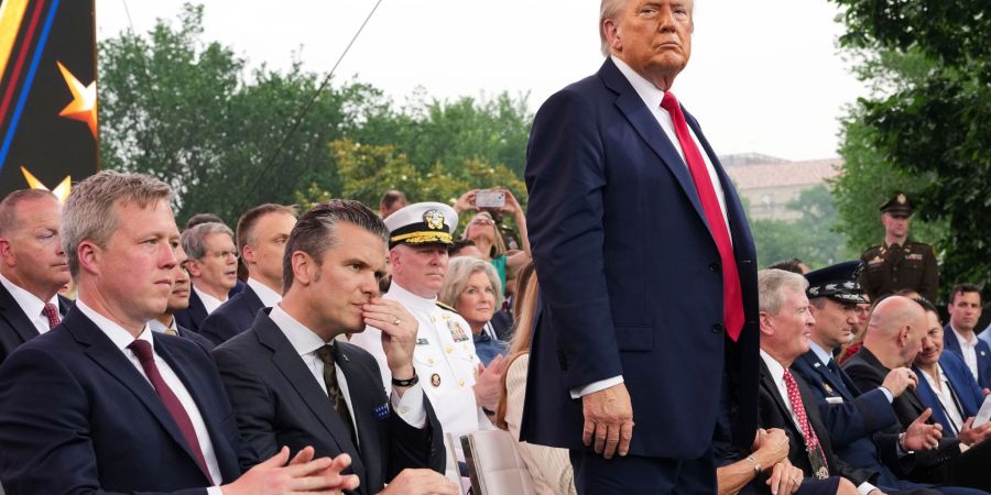 Die Parade fand zum Geburtstag des US-Heers statt.