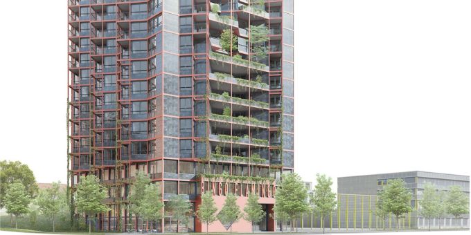 Das Gewinnerprojekt für Alterswohnungen in Zürich-Seebach plant den Bau eines Hochhauses mit 22 Stockwerken. Gewinnerprojekt