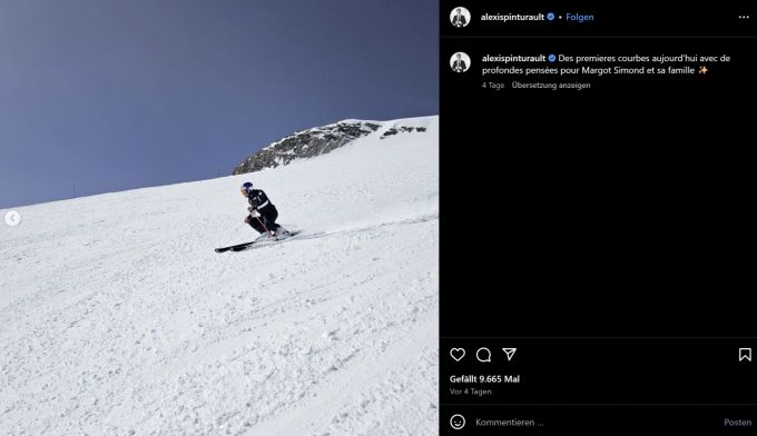 Alexis Pinturault machte am Wochenende seine ersten Kurven im Schnee. Alexis Pinturault