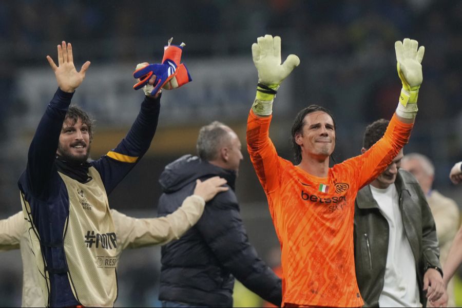 Yann Sommer freut sich mit Inter Mailand über den Einzug in den Champions-League-Final.