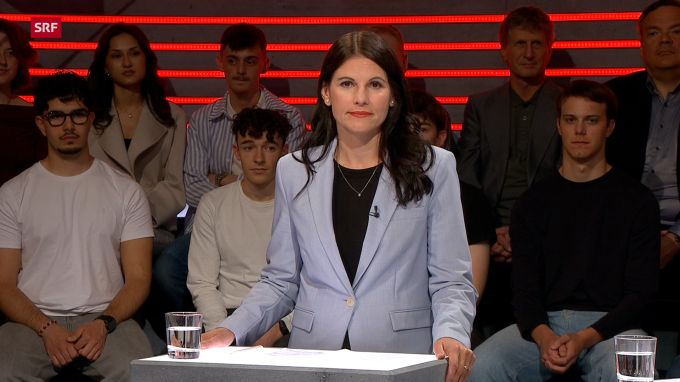 SVP-Nationalrätin Nina Fehr Düsel in der «Arena». arena