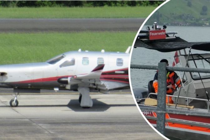 Vierwaldstättersee Flugzeugabsturz
