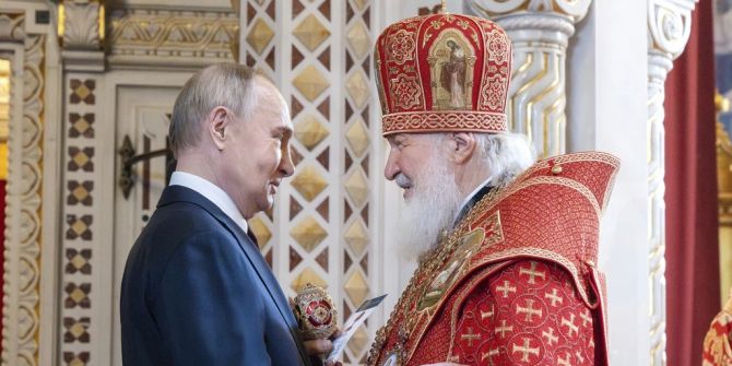 Putin Patriarch Kyrill Ostern