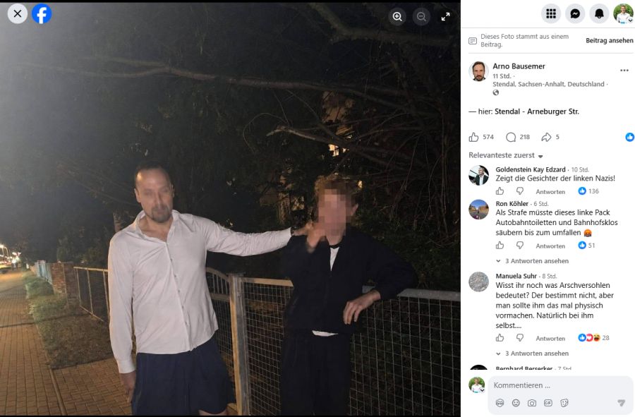 Seine Handposition auf diesem Foto sorgt für Spekulationen.