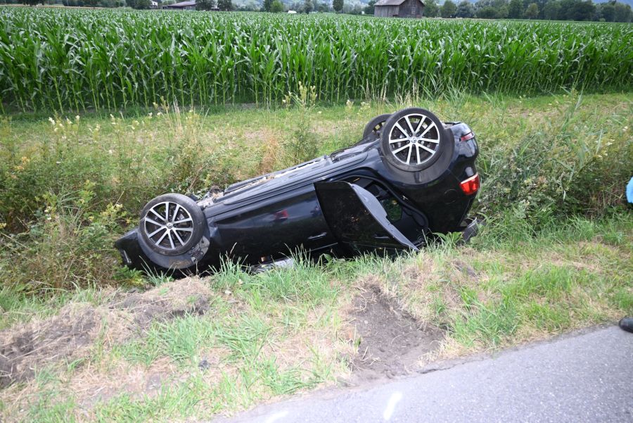 Beim Unfall entstand Sachschaden.