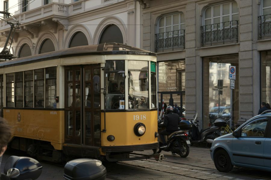 Eine Mailänder Passagierin entdeckte den mutmasslichen Skandal neben sich im Tram. (Symbolbild)