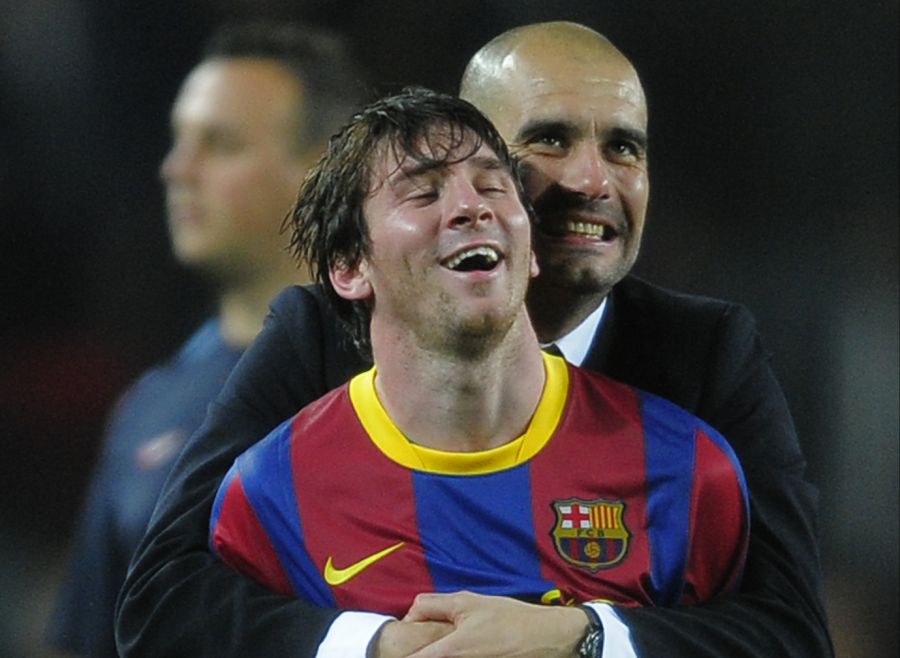 Pep Guardiola Lionel Messi