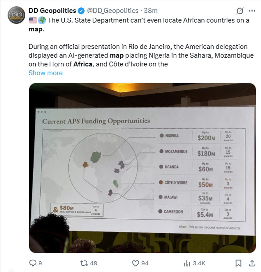 afrika karte