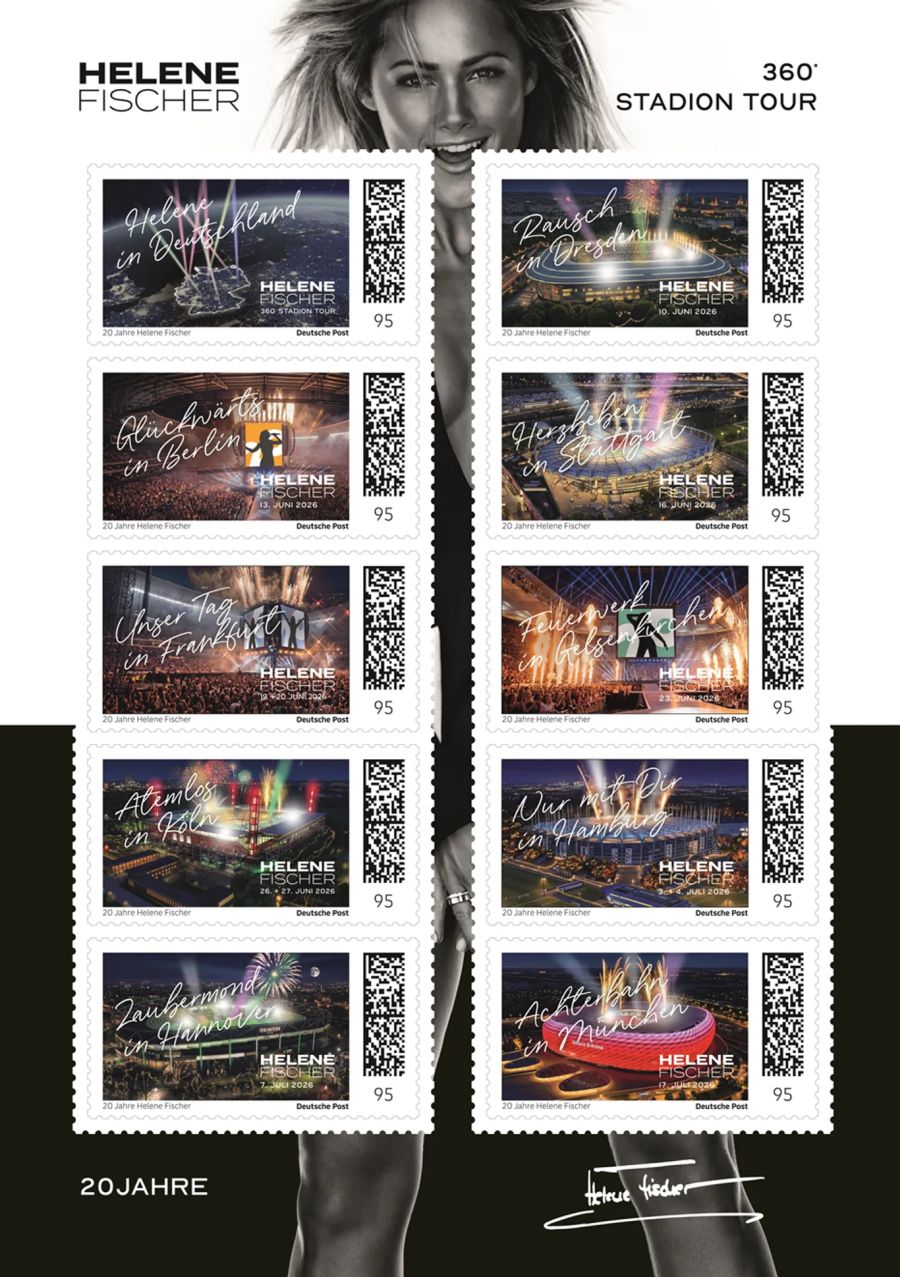 Helene Fischer Briefmarken