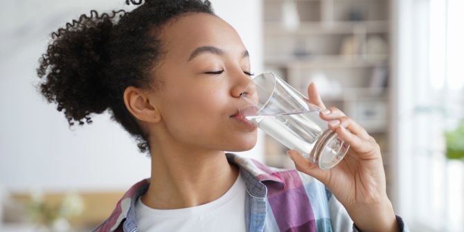 Glas Wasser Trinken Trinkwasser