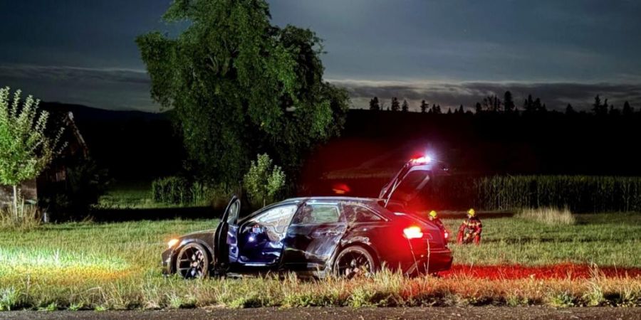 In Wetzikon klauten in der Nacht auf Dienstag Diebe vier Autos. Einer kam nur bis Ottikon. Nach dem Unfall nahm ihn die Polizei fest.
