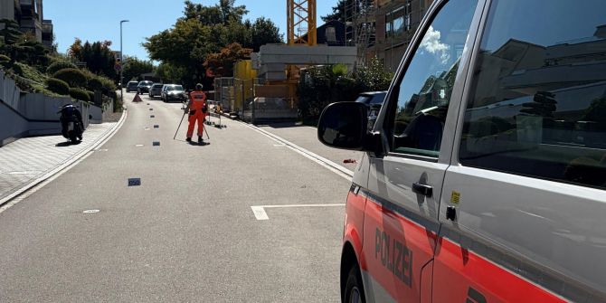 Verkehrsunfall auf der Rebbergstrasse