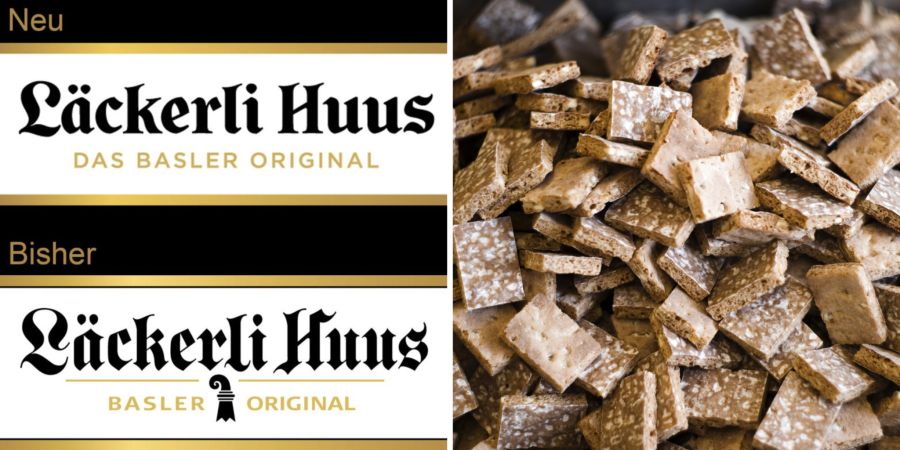 Das Läckerli Huus hat den Baslerstab aus seinem Logo entfernt. Das finden nicht alle gut.