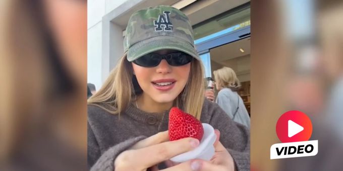 Influencer kaufen sie - «Beste Erdbeere der Welt» kostet 17 Franken Influencer kaufen sie - «Beste Erdbeere der Welt» kostet 17 Franken